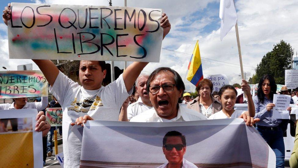“Nunca nos habían matado así”: la indignación en Ecuador tras la muerte del equipo de El Comercio