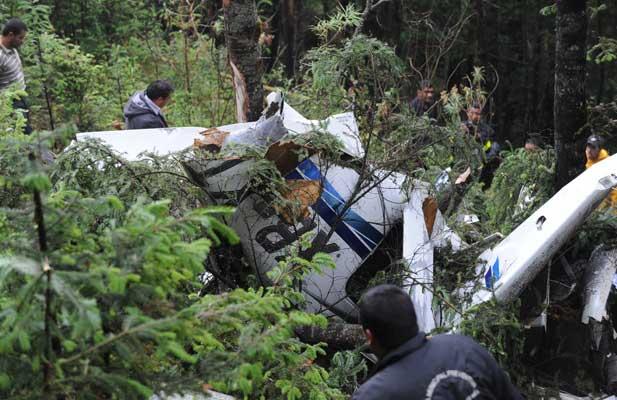 Desplome de avioneta en Huatulco