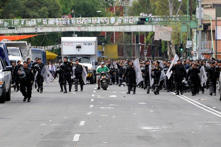 Imágenes del enfrentamiento en Tepito