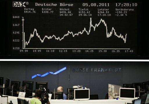 Continúan en rojos Bolsas europeas