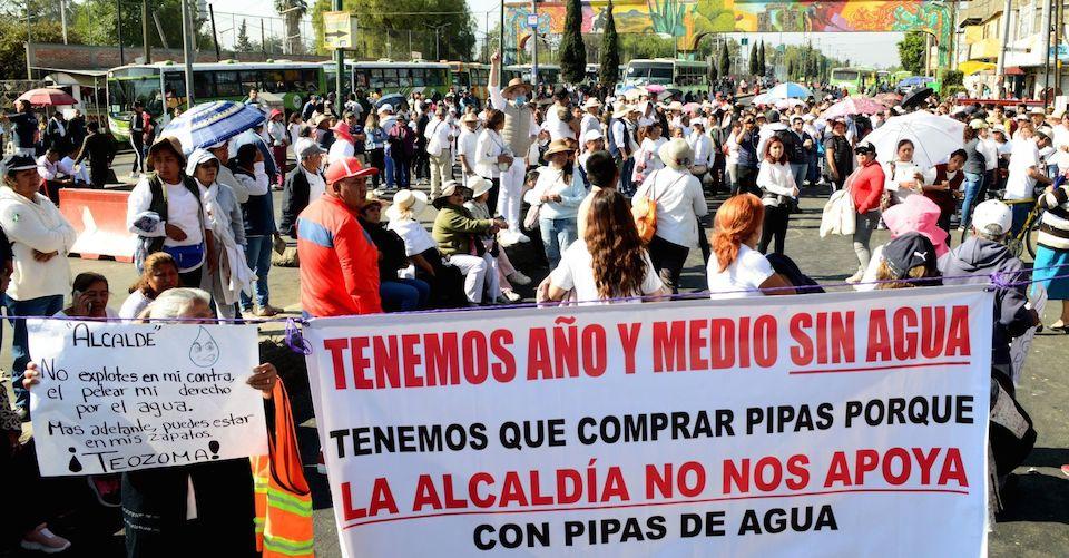 ‘¿Cómo enfrentamos el COVID-19 sin agua para lavarnos las manos?’, denuncian pobladores de CDMX