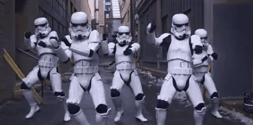 El <i> twerking</i> de los Stormtroopers