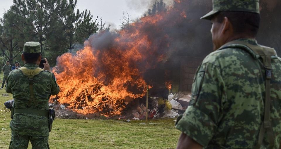 Decomisos de drogas a cargo del Ejército caen a su nivel más bajo de los últimos seis años