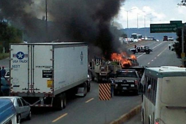 Jornada de bloqueos en Jalisco