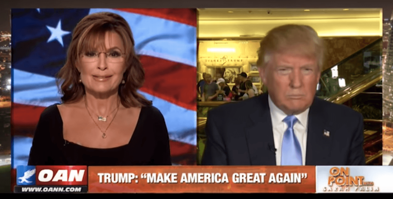 Exgobernadora de Alaska felicita a Trump por correr a Jorge Ramos de evento