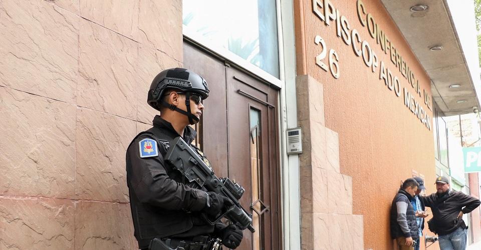 Artefacto que explotó en sede del Episcopado, de fabricación casera; PGR tomará la investigación