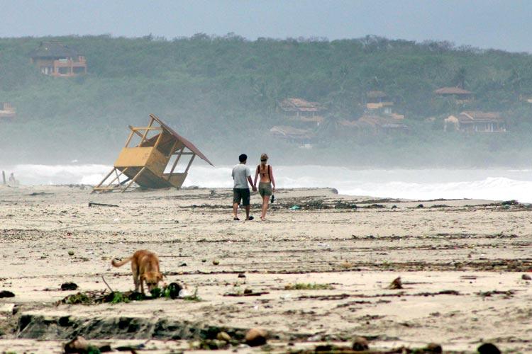 En fotos: el paso de “Carlotta” por Oaxaca