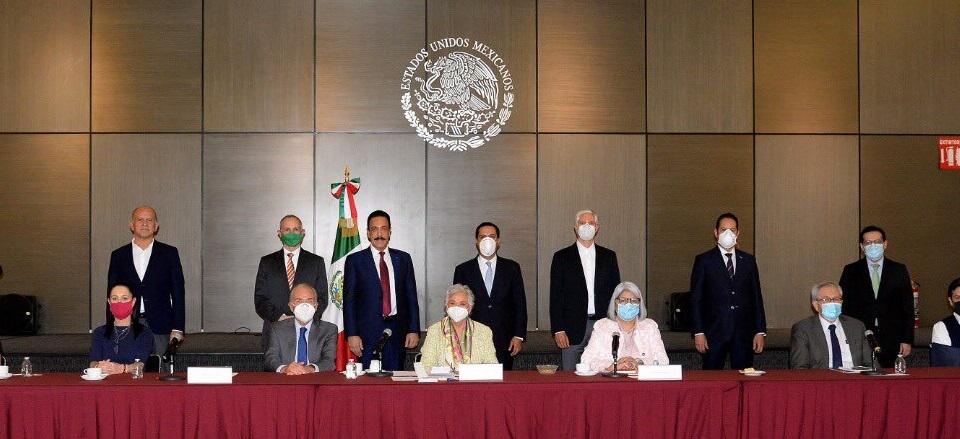 Acuden 6 gobernadores a reunión con Segob; acuerdan unidad y coordinación ante COVID