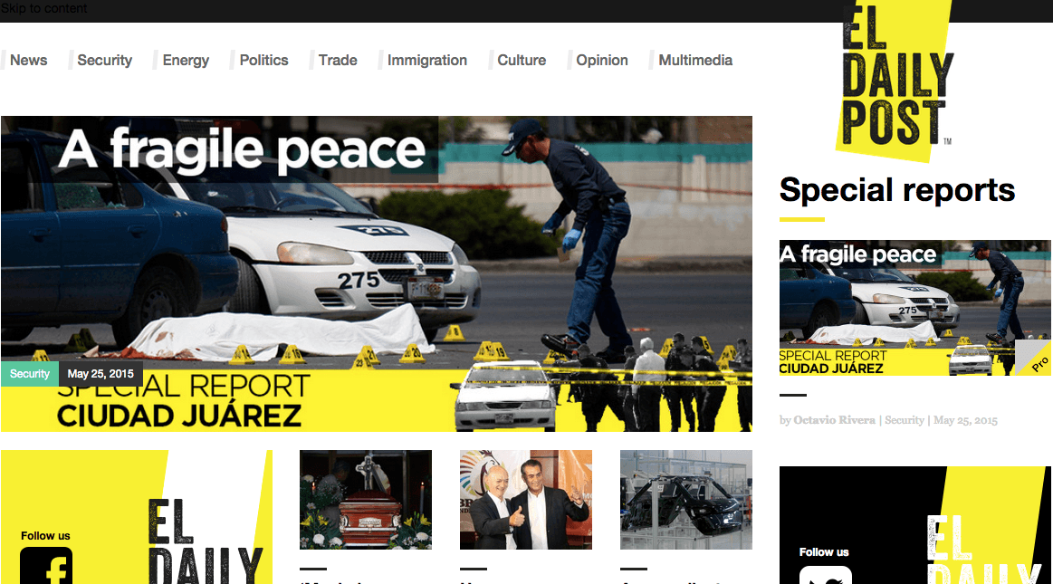 Nace un medio para informar sobre México en inglés: El Daily Post