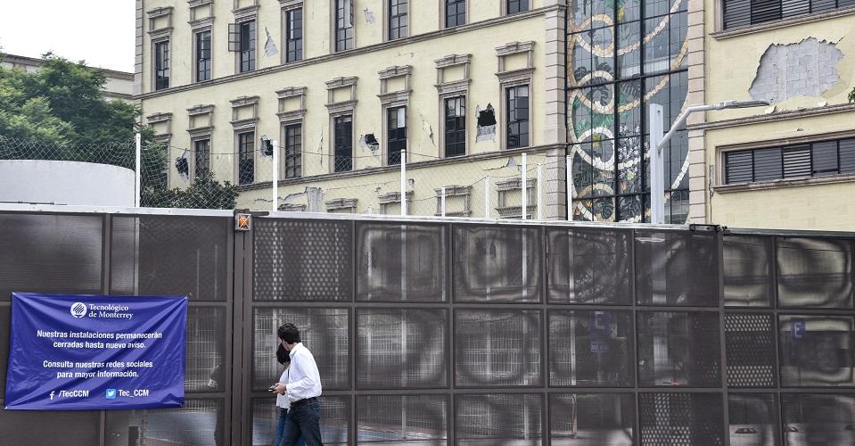 Demolerán más de la mitad del Tec de Monterrey campus CDMX por daños causados por el sismo