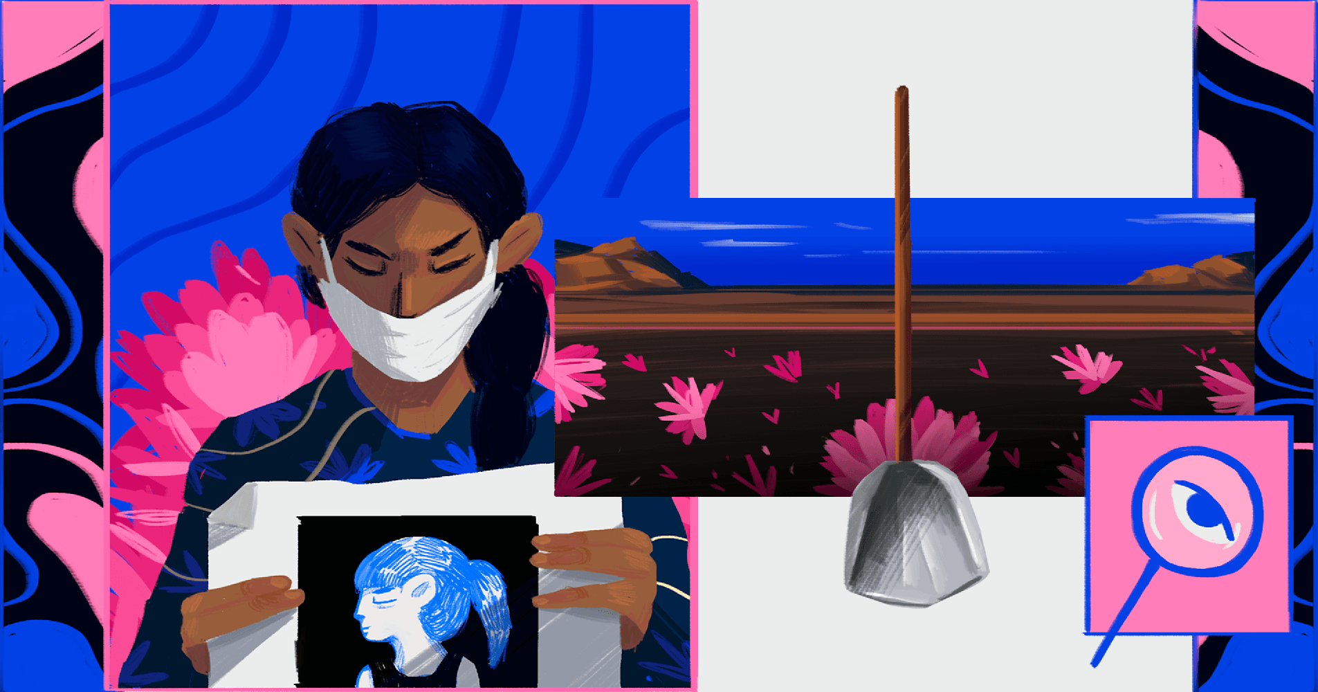 ¿Ve esa manta? Es mi hija desaparecida