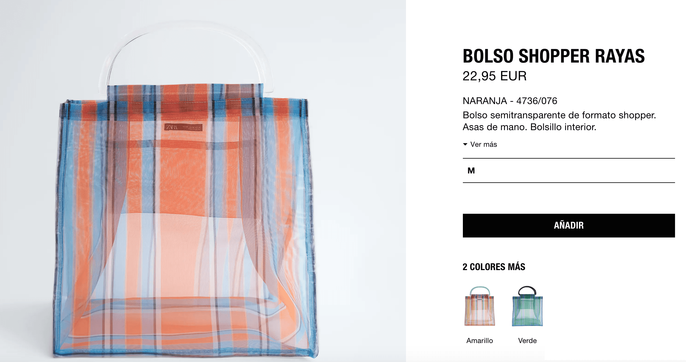 “Bolso shopper rayas”: el accesorio por el que acusan a Zara de apropiación cultural (otra vez)