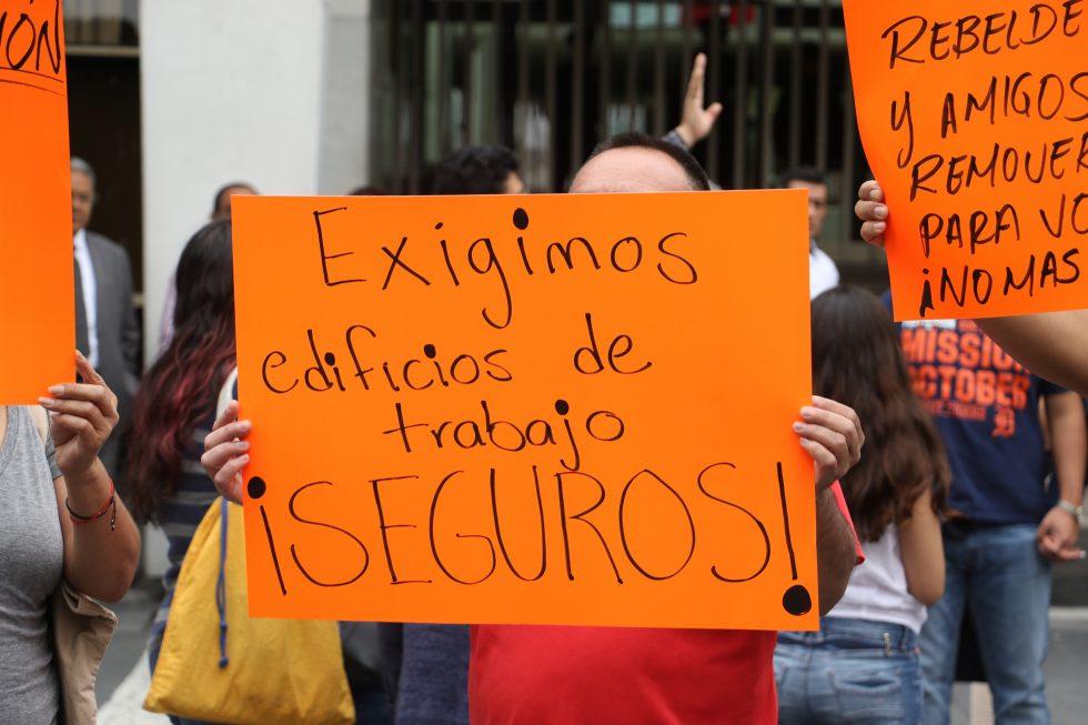 Reubican a trabajadores de tribunal que promovieron amparos por inseguridad del edificio