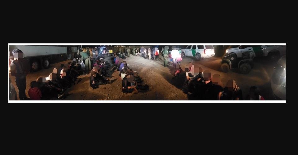 La Patrulla Fronteriza detiene a un grupo de 168 inmigrantes indocumentados
