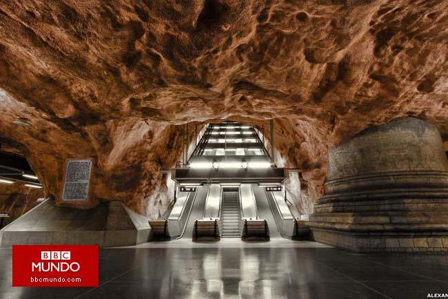 El metro de Estocolmo: arte bajo tierra
