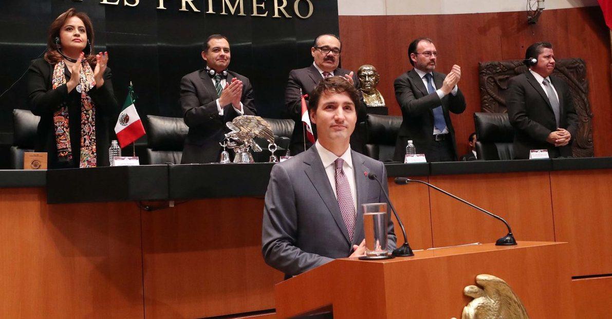Justin Trudeau pide al Senado mejores salarios y condiciones laborales para defender el TLCAN
