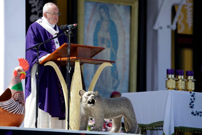 Mensaje del papa Francisco en San Cristóbal de las Casas, Chiapas