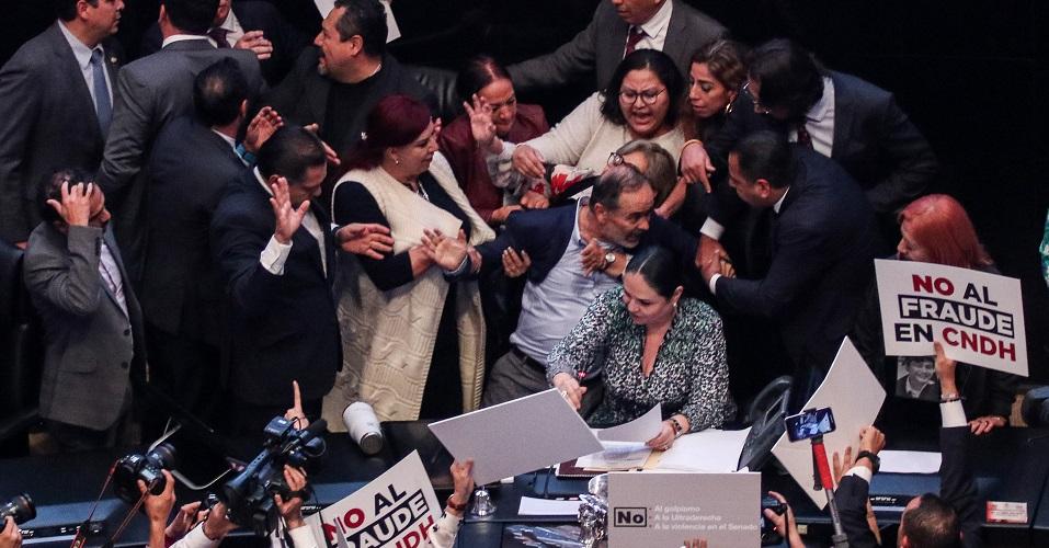 Morena rechaza repetir votación y Rosario Piedra toma protesta como titular de CNDH