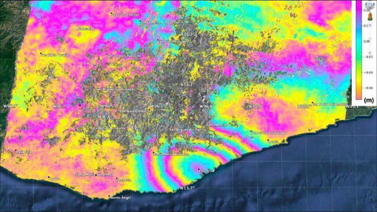 Sismo de Oaxaca desplazó 45 centímetros el territorio mexicano, según datos de la NASA