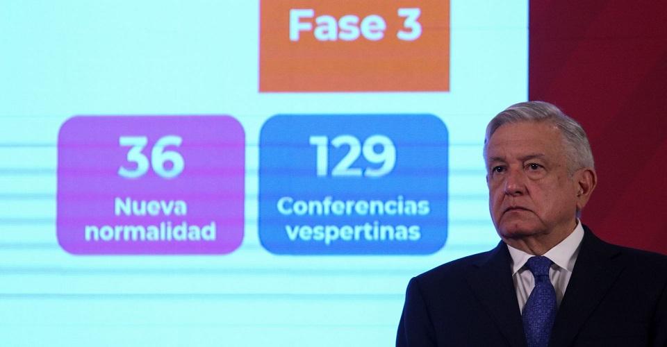 AMLO dice que salió negativo a prueba de COVID-19, antes de salir a EU