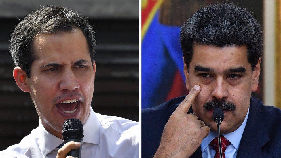Juan Guaidó se proclama presidente de Venezuela: el líder de la oposición detalla su hoja de ruta al tiempo que Maduro arremete contra él y EE.UU.