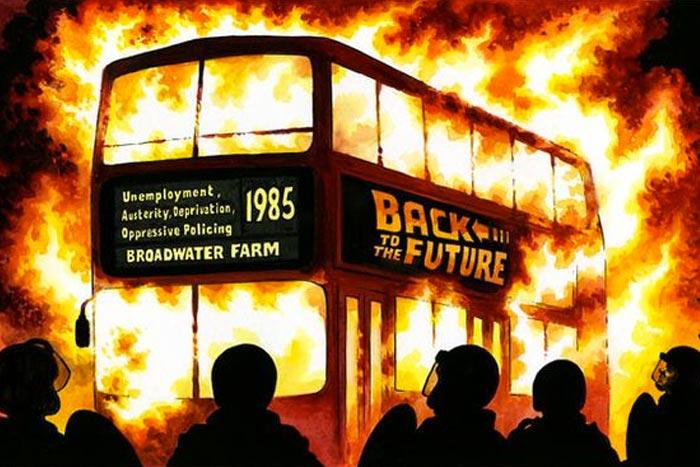 #LondonRiots en cartones