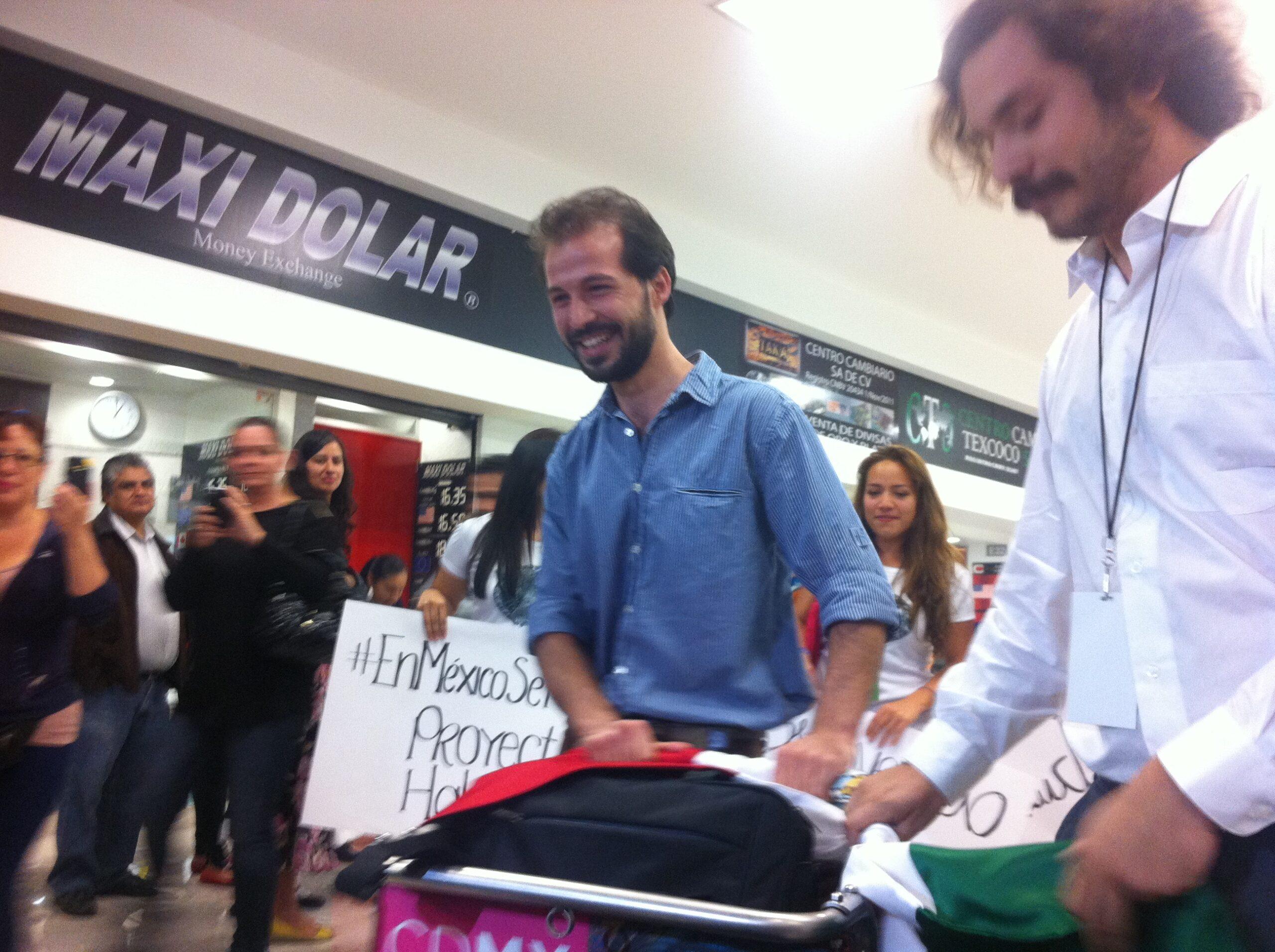 Llega a México el primer joven sirio beneficiado por iniciativa ciudadana para terminar sus estudios