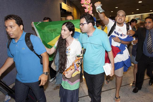 Impiden acto de Yoani Sánchez en Brasil