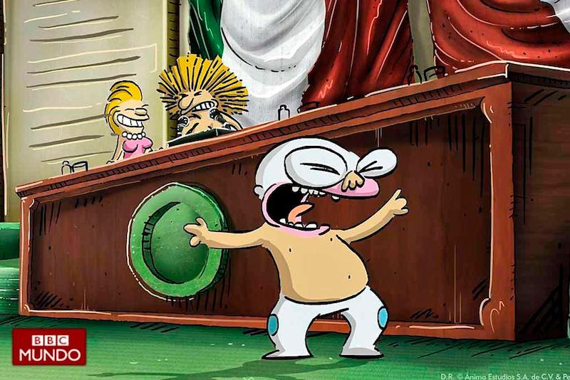 El Santos, un superhéroe “faldero”