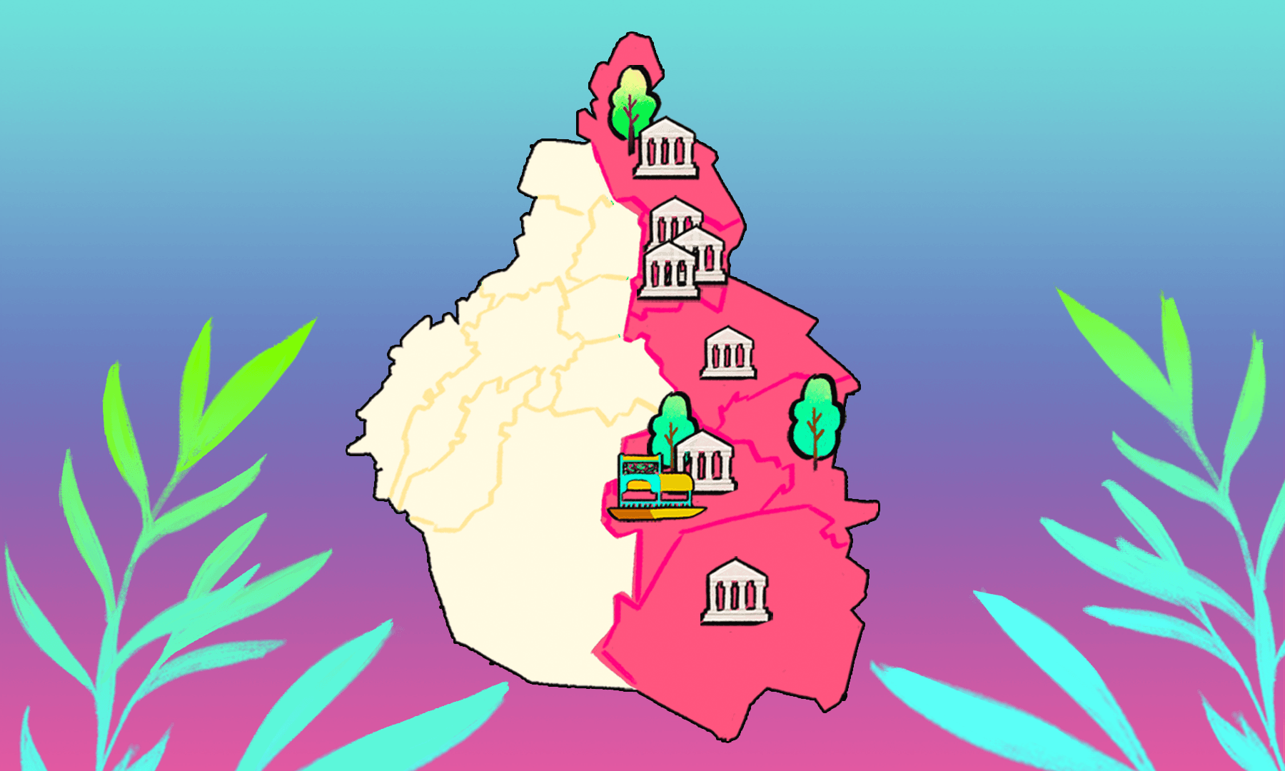 Este mapa de CDMX sí nos gusta: *9 lugares del oriente que vale la pena visitar*