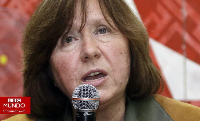 Svetlana Alexievich, la primera periodista que gana el premio Nobel de Literatura