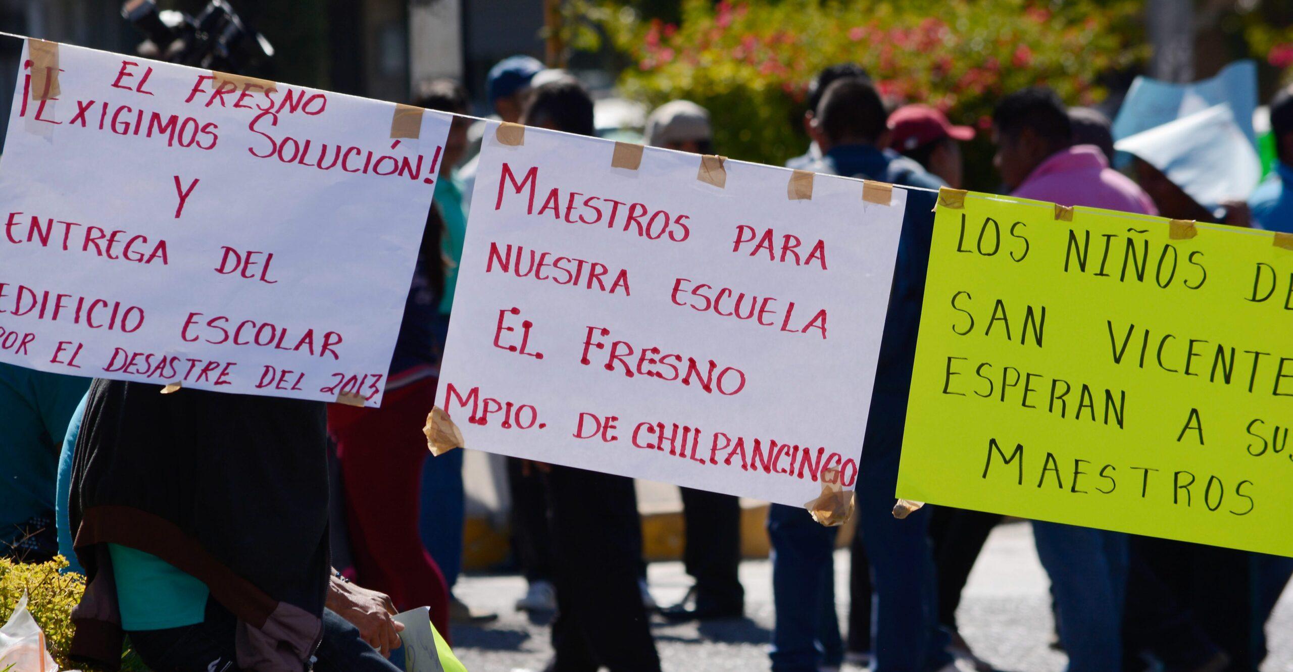 Maestros exigen seguridad para iniciar ciclo en la sierra de Guerrero; hay 2,300 niños sin clases
