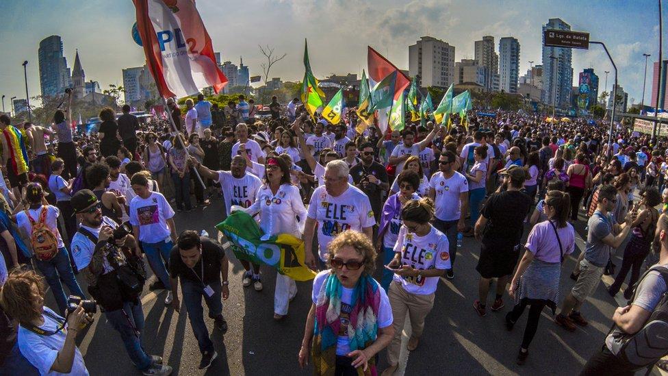 Elecciones en Brasil: cómo fue “#EleNão”, la manifestación contra Jair Bolsonaro que se convirtió en la mayor movilización de mujeres de la historia de Brasil
