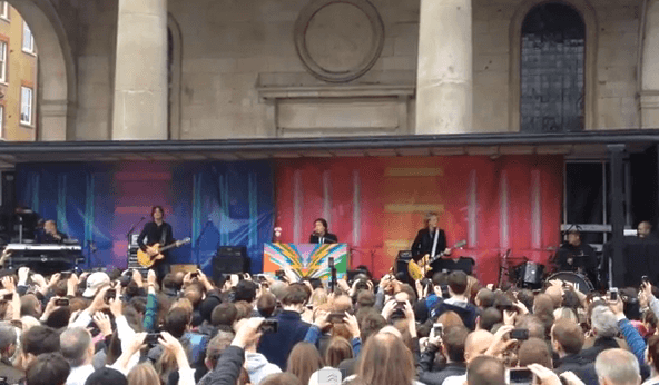 Sir Paul se echa otro concierto sorpresa, ahora en Londres