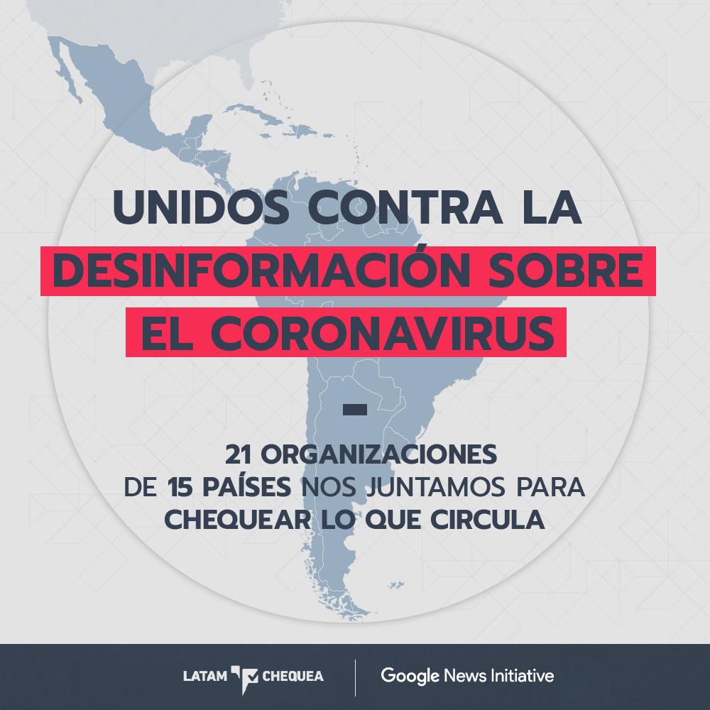 LatamChequea Coronavirus, una plataforma para verificar información en 15 países
