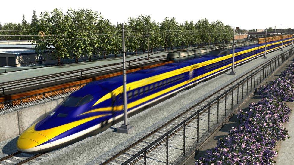 El ambicioso tren bala de US$100.000 millones que está construyendo California (y que no tiene cómo pagar)