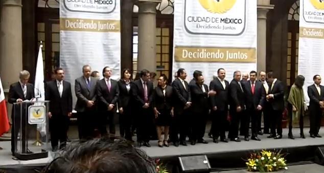 Video: Así presentó Mancera a su gabinete