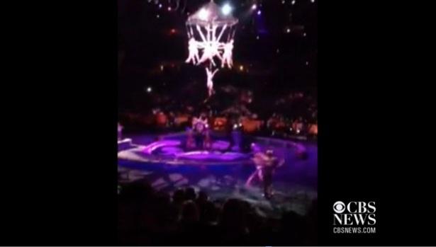 La caída de más de 7 metros de unas acróbatas de circo en EU