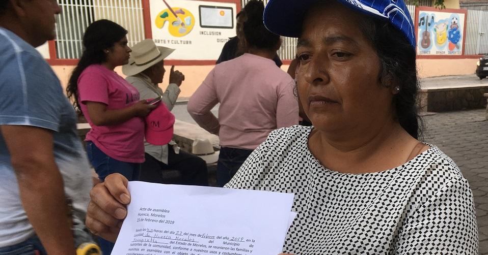 Huexca dice no a la consulta y a la termoeléctrica; gobierno presume éxito de participación