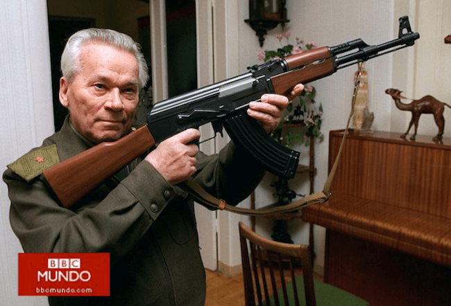 El remordimiento de Kalashnikov por las muertes causadas por su AK-47