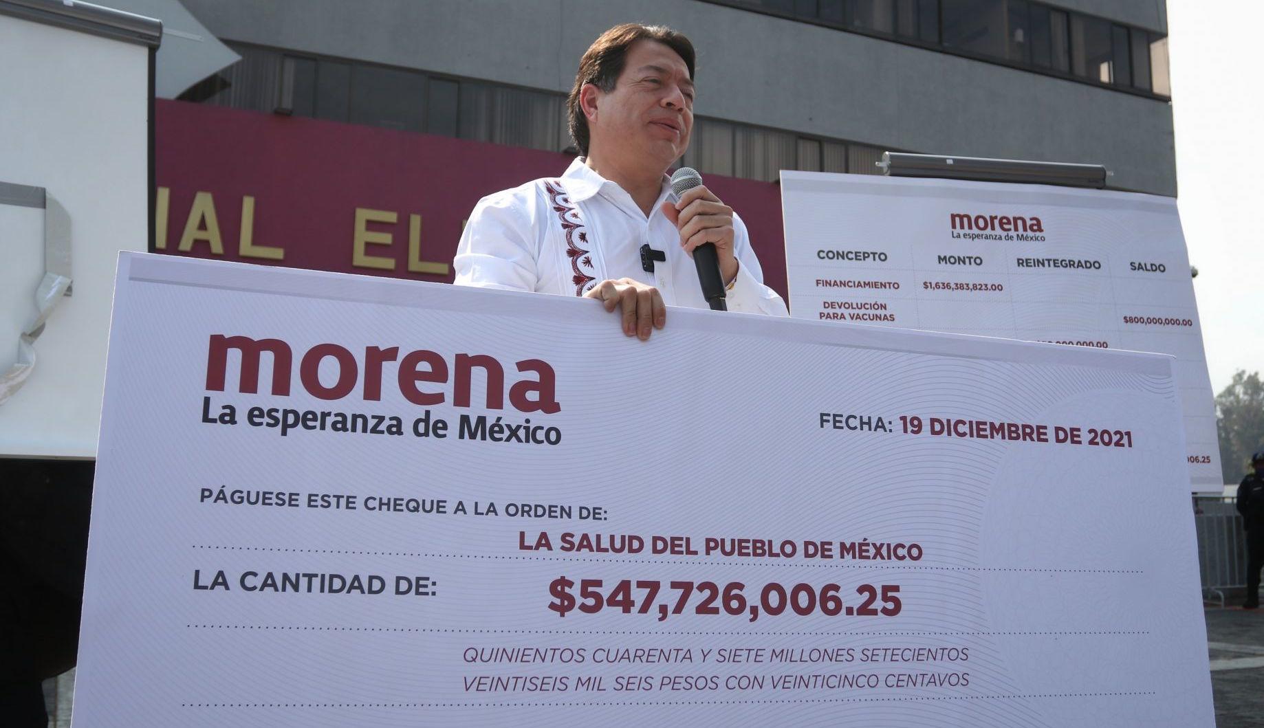 INE rechaza devolución de prerrogativas de Morena; Delgado afirma que fue una ‘decisión política’