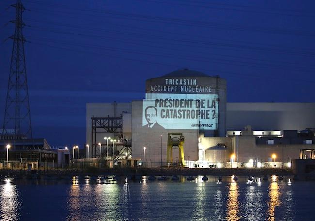 Activistas de Greenpeace ocupan planta nuclear