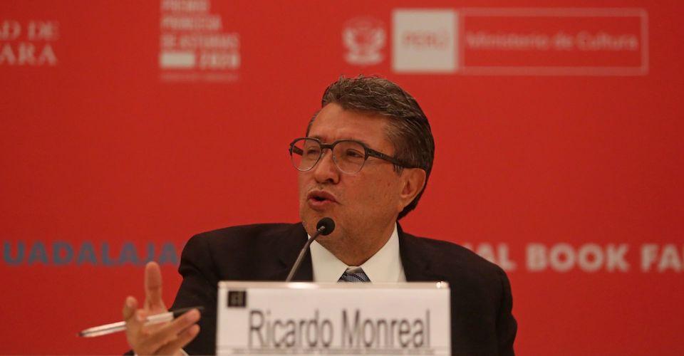 Monreal, ausente en mensaje de AMLO; Sheinbaum y Ebrard, aplaudidos en templete