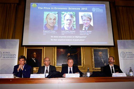 Premia Nobel de Economía a 3 estadounidenses por “análisis del precio de los activos”
