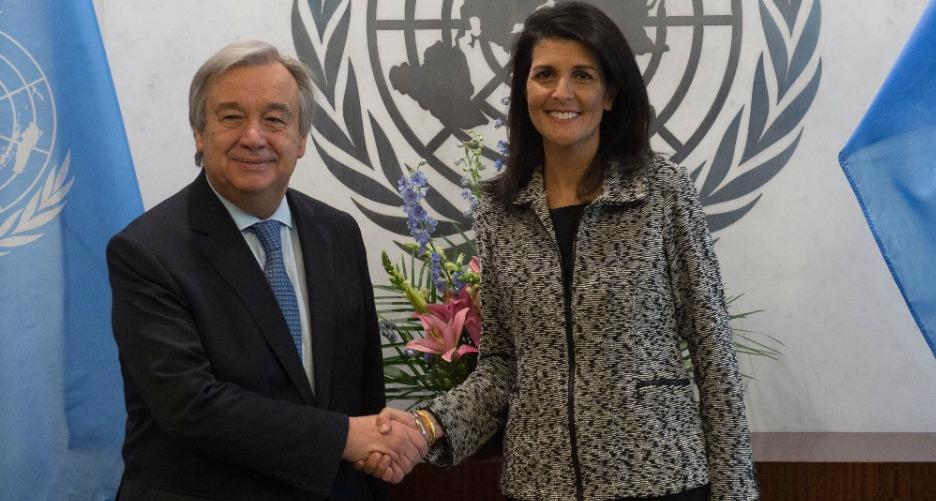 A quienes no nos apoyan, estamos anotando sus nombres, dice la embajadora de EU ante ONU