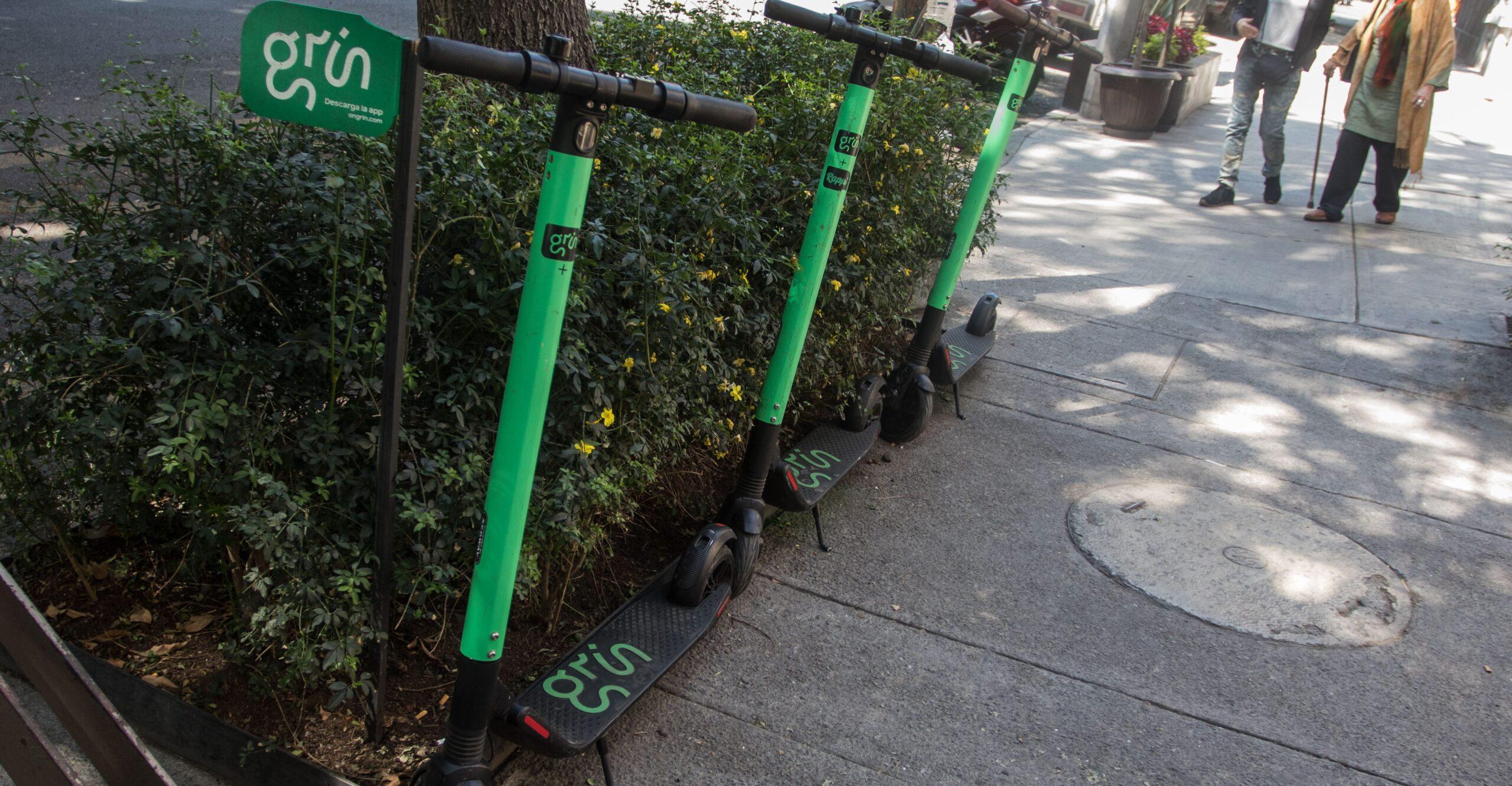 ¿Adiós a los monopatines en CDMX? Grin anuncia suspensión de servicio por robo de unidades