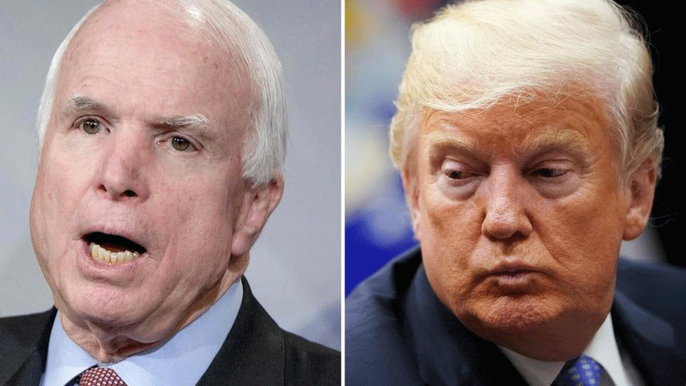 John McCain: 5 de sus notorios enfrentamientos con Donald Trump (pese a ser republicano)