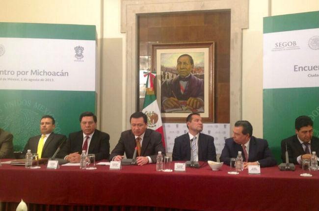 Negocian un <i>Acuerdo por Michoacán</i>… pero sin compromisos concretos