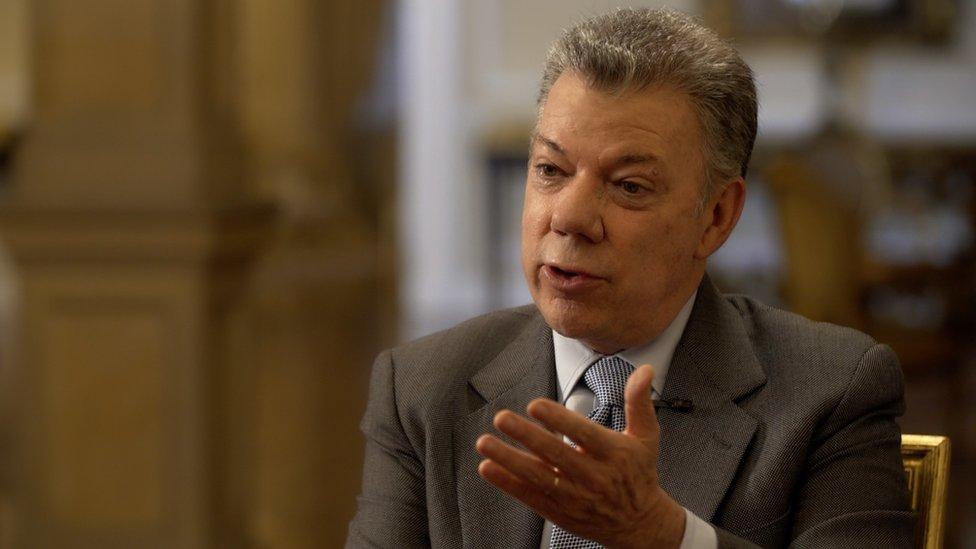 El presidente de Colombia, Juan Manuel Santos, en exclusiva con la BBC: “Es mejor tener a las FARC haciendo campaña, que matando, secuestrando o poniendo bombas”