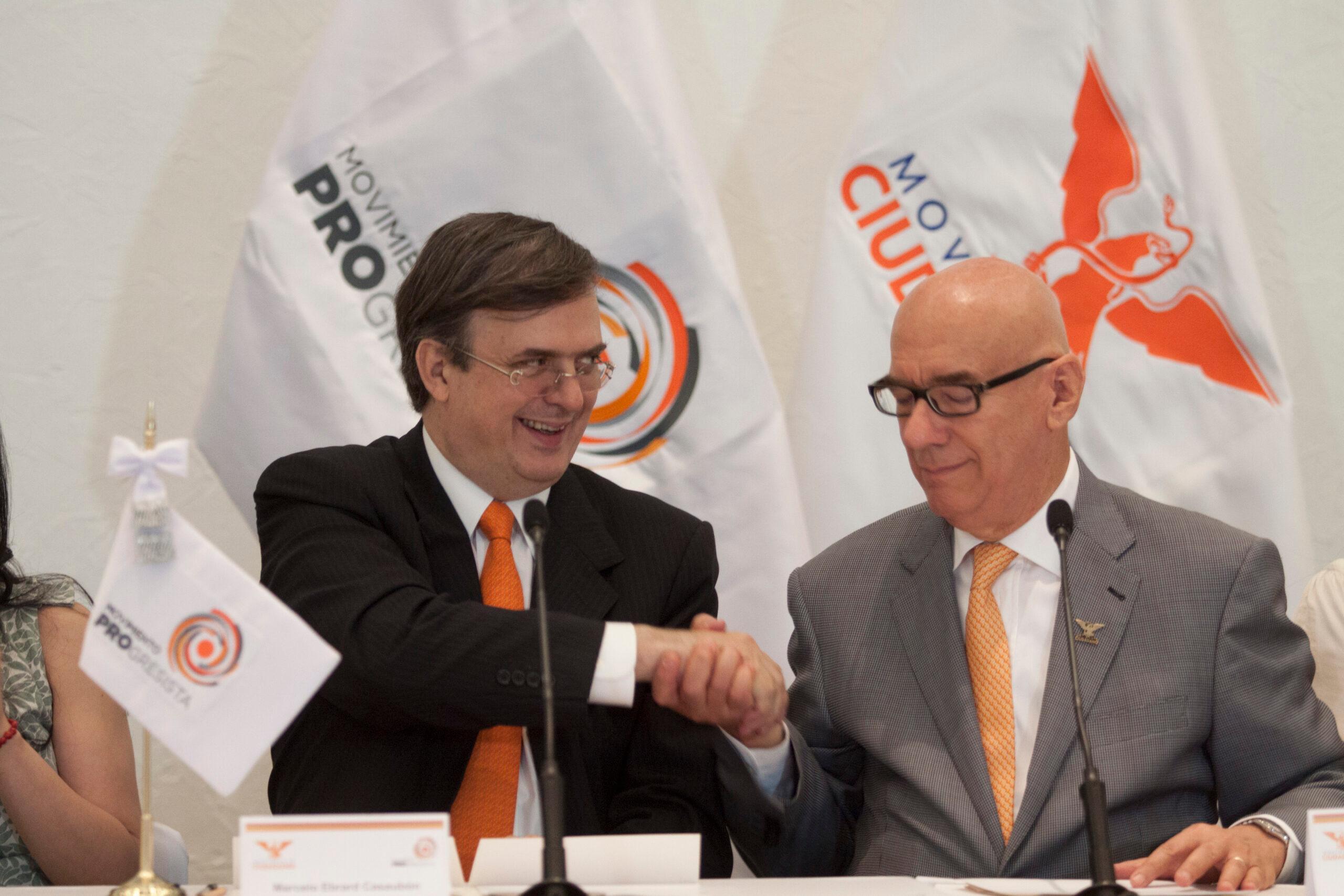 Movimiento Ciudadano anuncia candidatura plurinominal de Ebrard